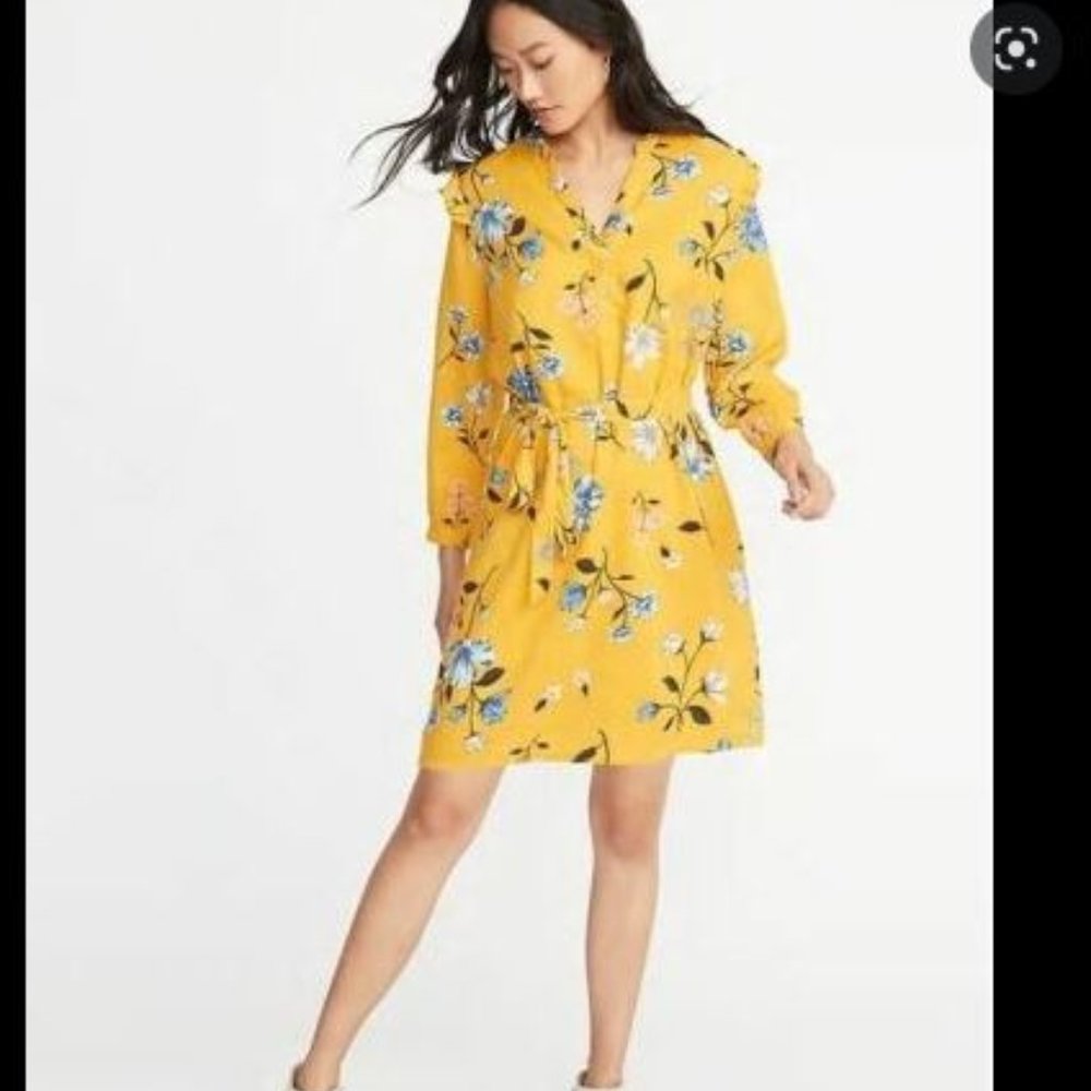 Old Navy Belted Shirt Dress